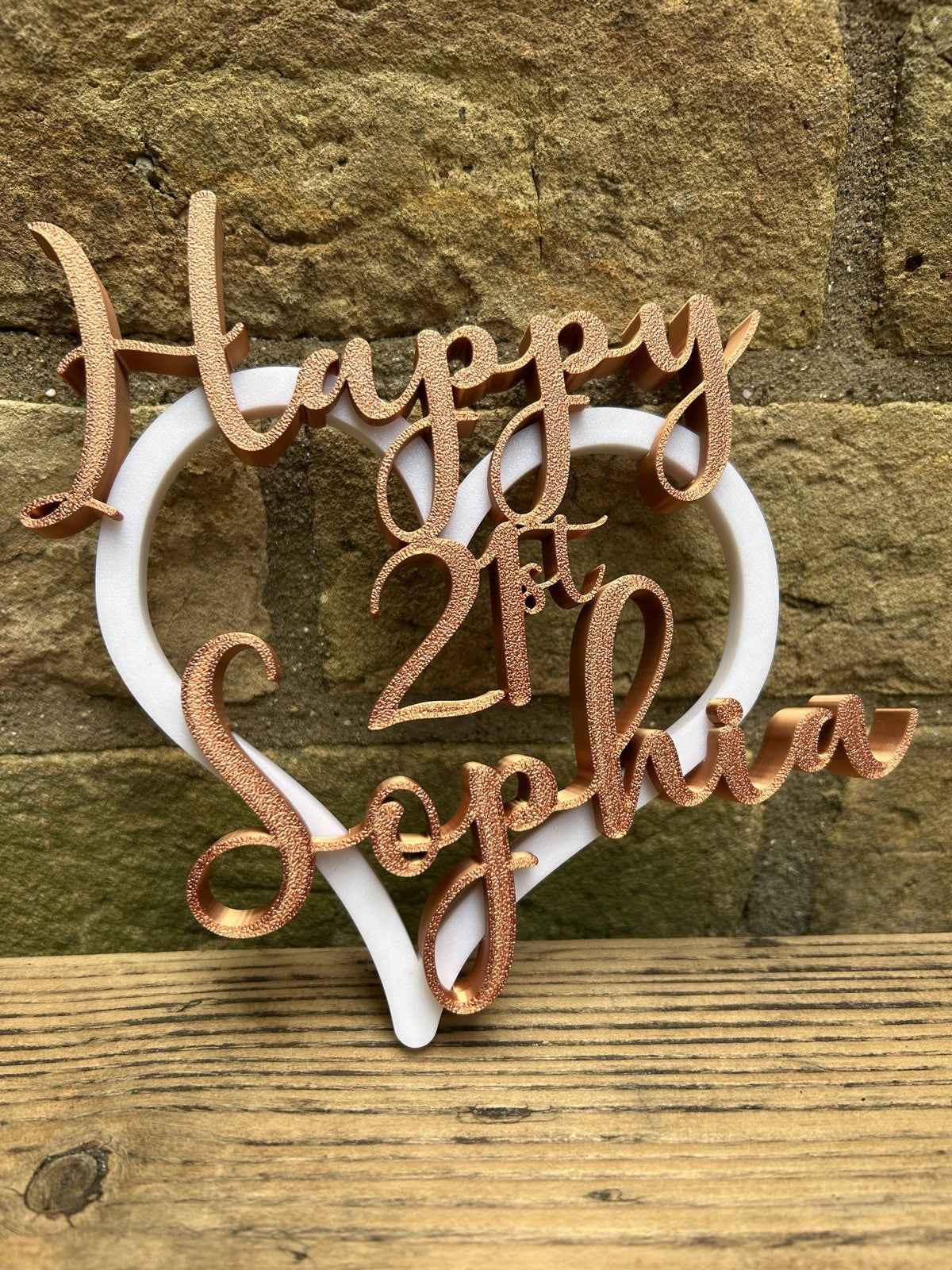 Made to Order Personalised Girls 18th 21st Age Birthday Gift Keepsake Daughter - Poppy Kate Designs