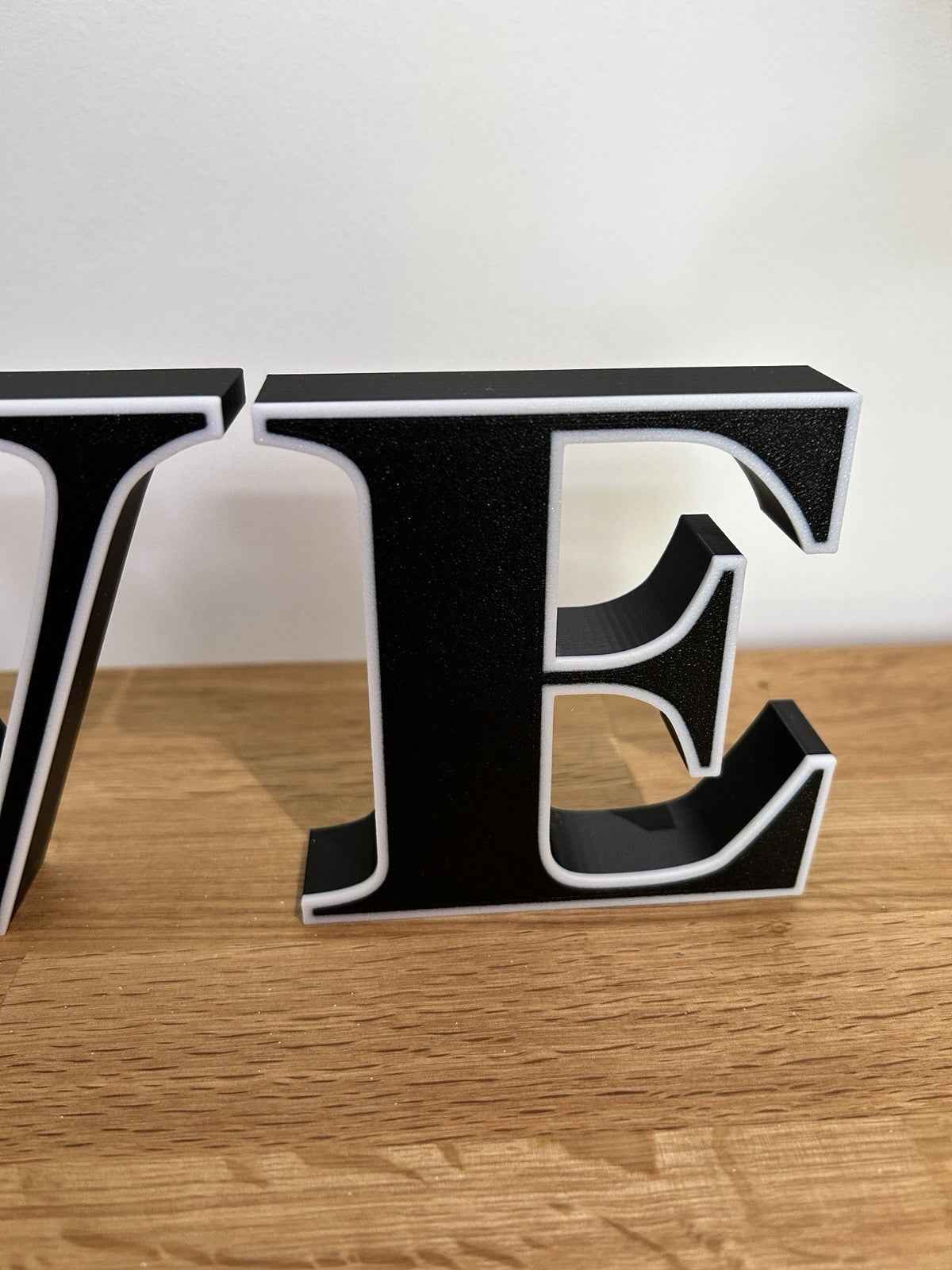 Large Love Capital Letters Word Display Ornament Home Shelf Decoration