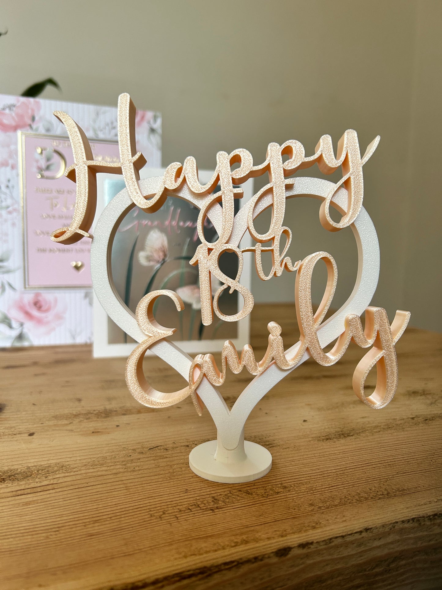 Made to Order Personalised Girls 18th 21st Age Birthday Gift Keepsake Daughter
