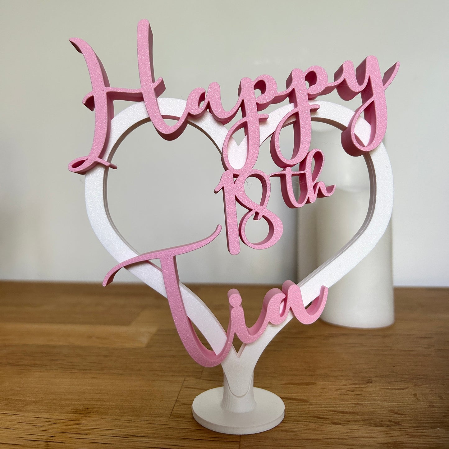 Made to Order Personalised Girls 18th 21st Age Birthday Gift Keepsake Daughter