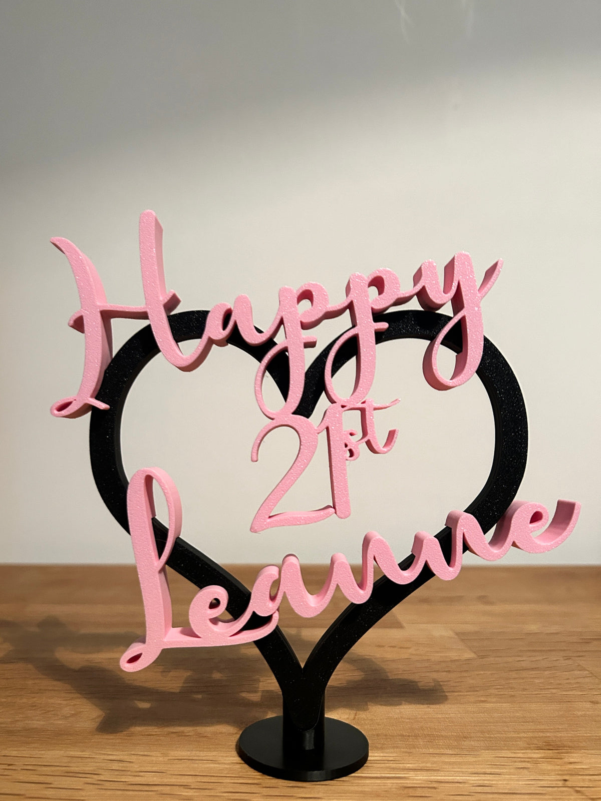 Personalised 21st Birthday Gift For Her Daughter Girls 21 Today Keepsake or Party Table Decoration