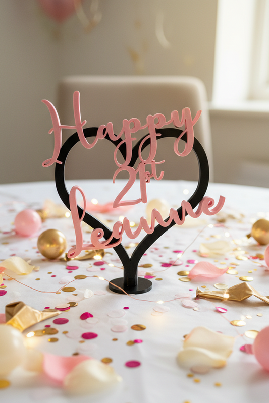 Personalised 21st Birthday Gift For Her Daughter Girls 21 Today Keepsake or Party Table Decoration