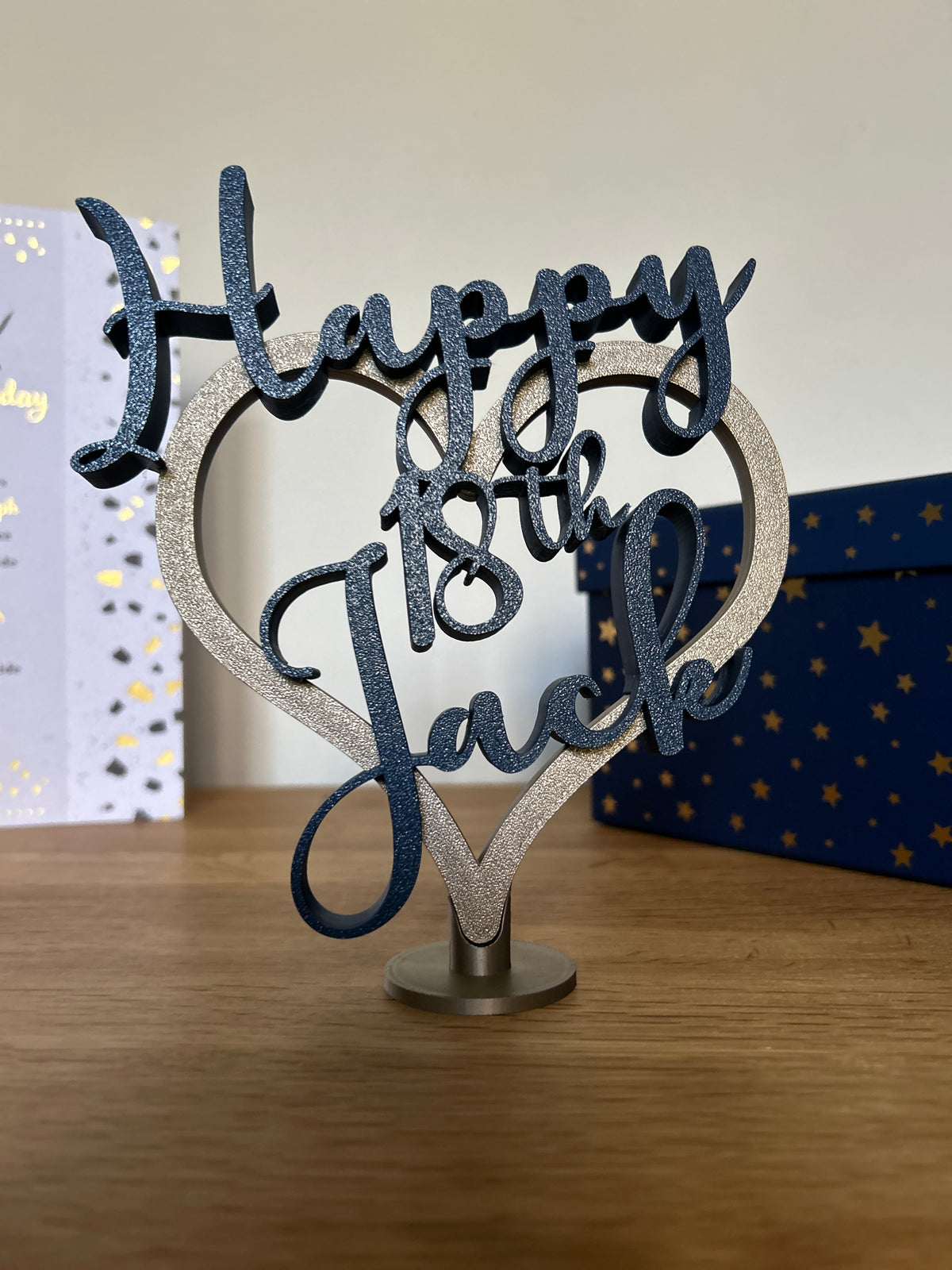 Personalised 21st Birthday Gift Keepsake Son Grandson Nephew and Party Table Decoration