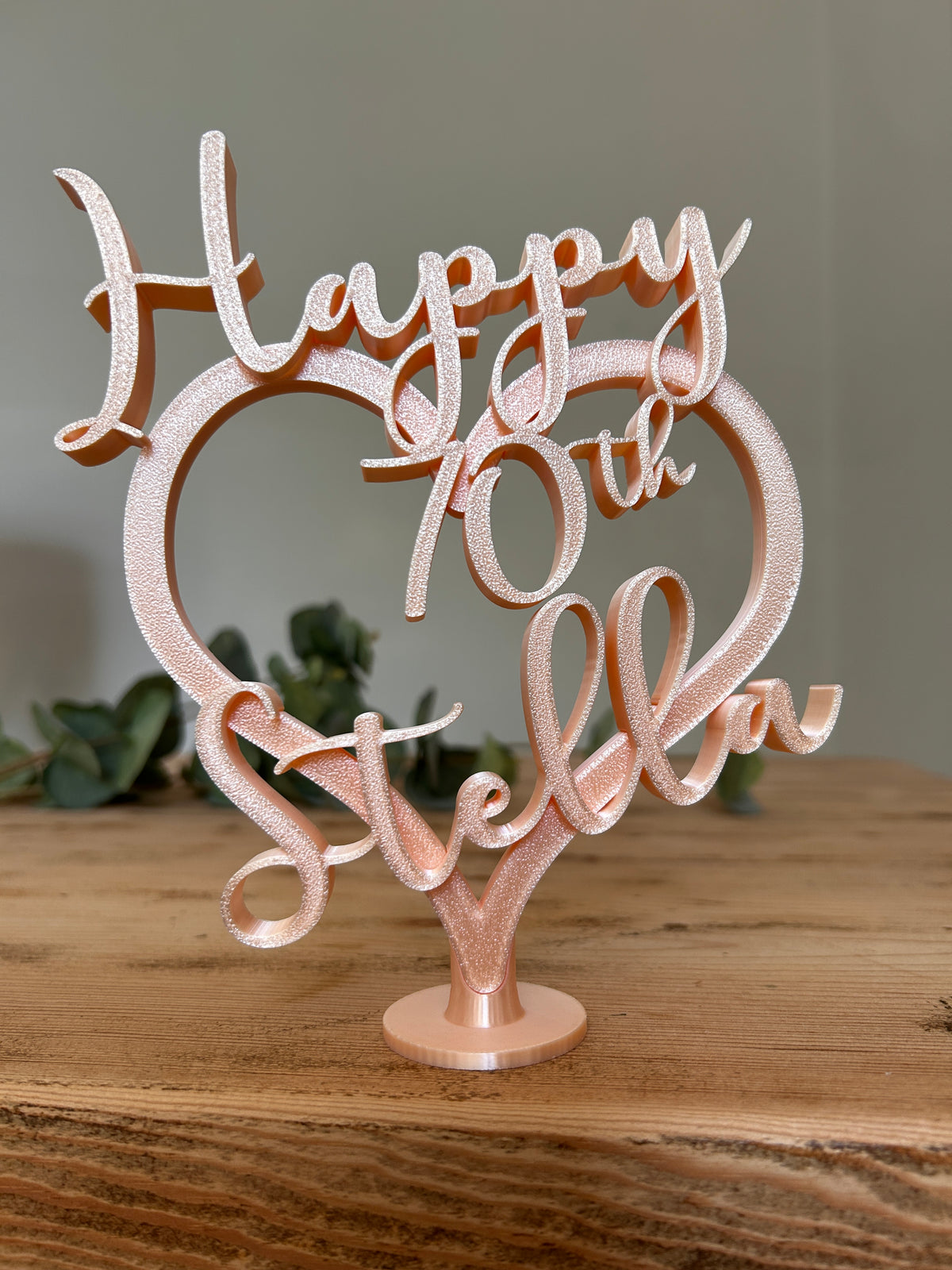 Personalised 18th Birthday Gift for Girls, Granddaughter, Daughters Niece, Keepsake or Table or Cake Decorations