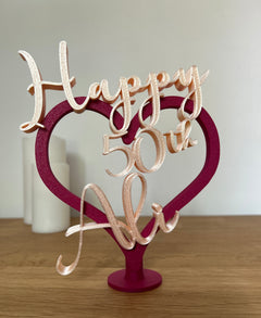 Custom personalised sign or decorative display