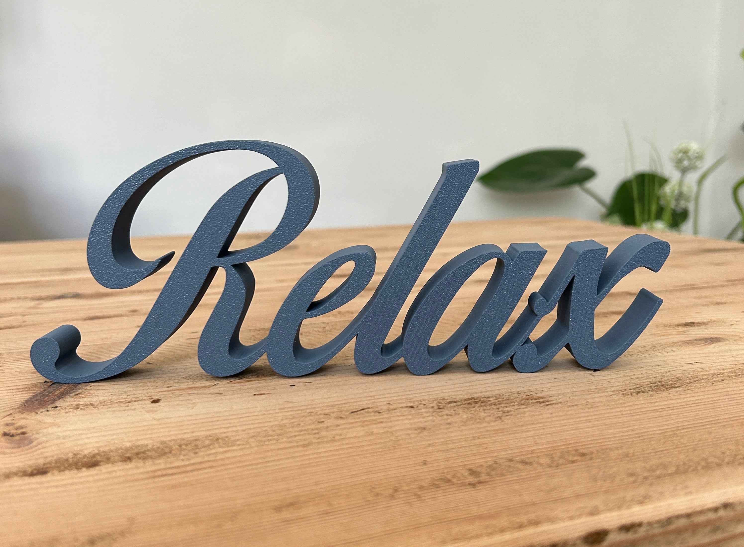 Relax Word Ornament Letters- Freestanding Home Decoration/Gift (Copy)