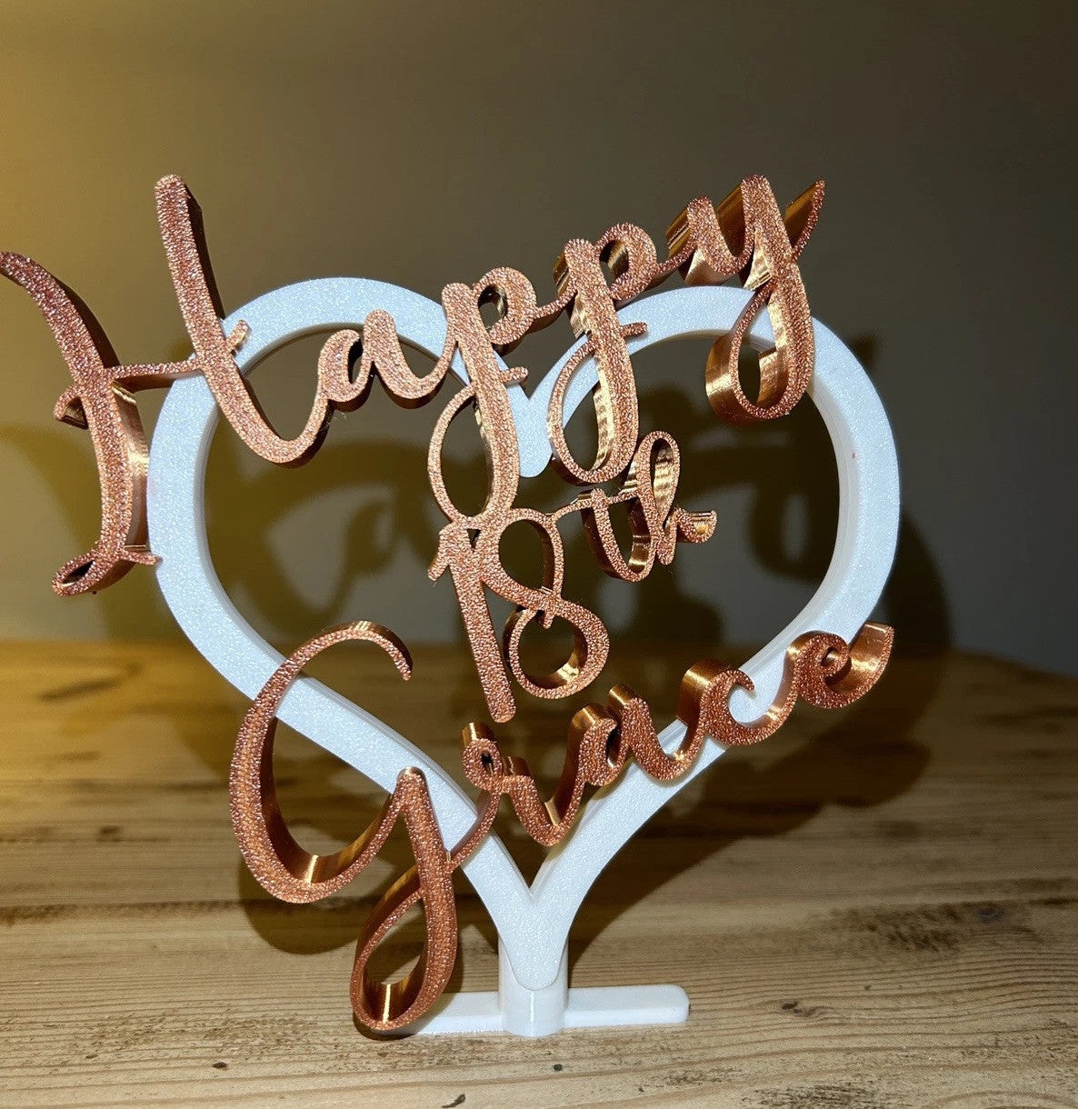 Made to Order Personalised Girls 18th 21st Age Birthday Gift Keepsake Daughter - Poppy Kate Designs