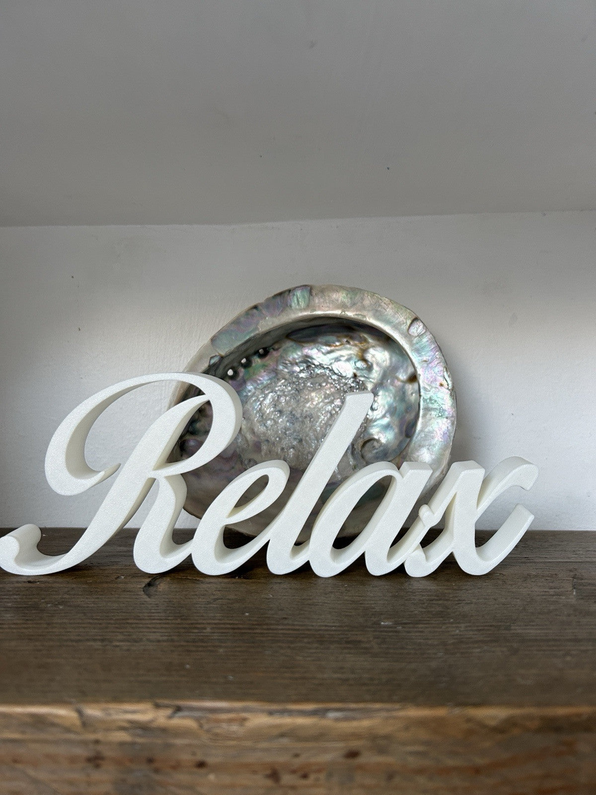 Relax Sign Gift New Home Decoration Freestanding Or Wall Sign Home Decoration - Poppy Kate Designs