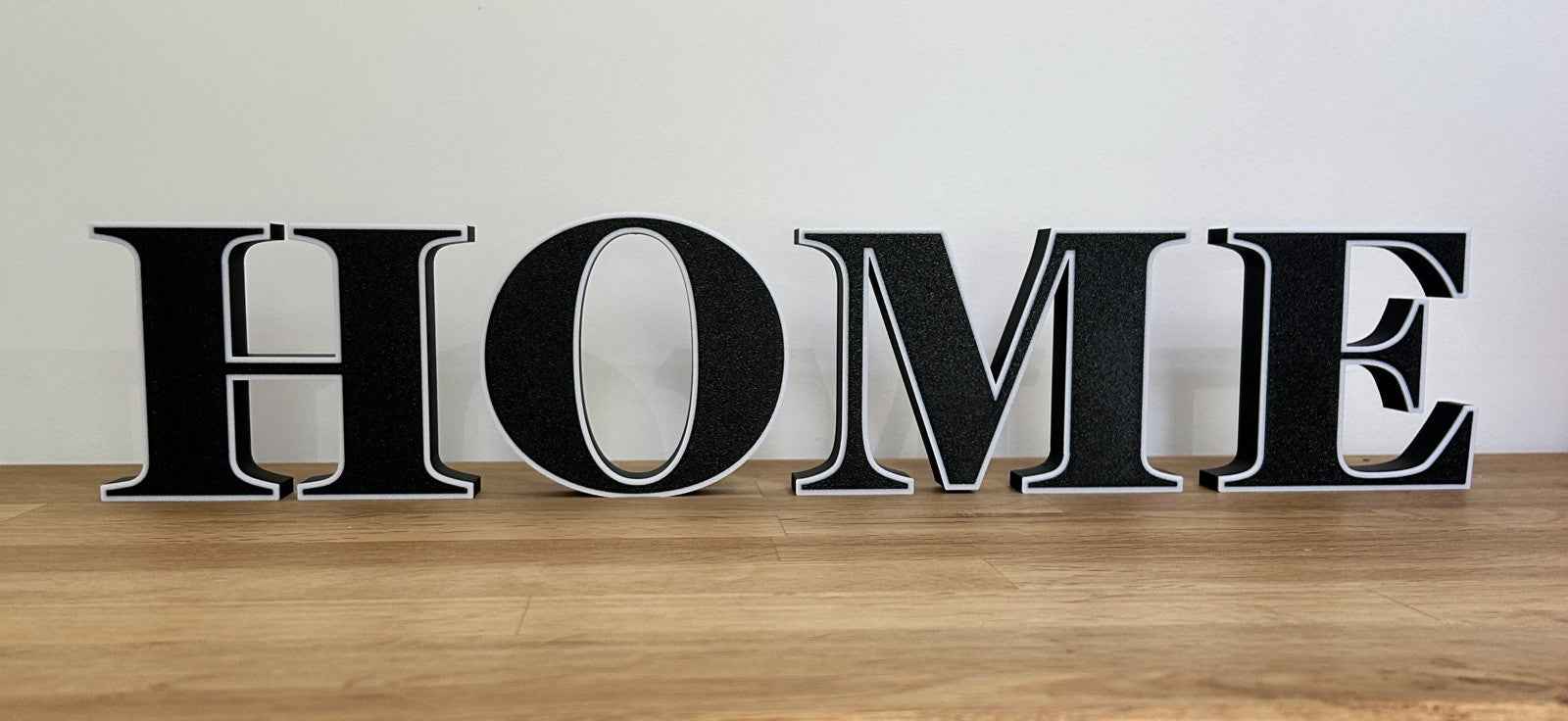 Home Word Freestanding Capital letters Ornament Sign Decoration Gift Large