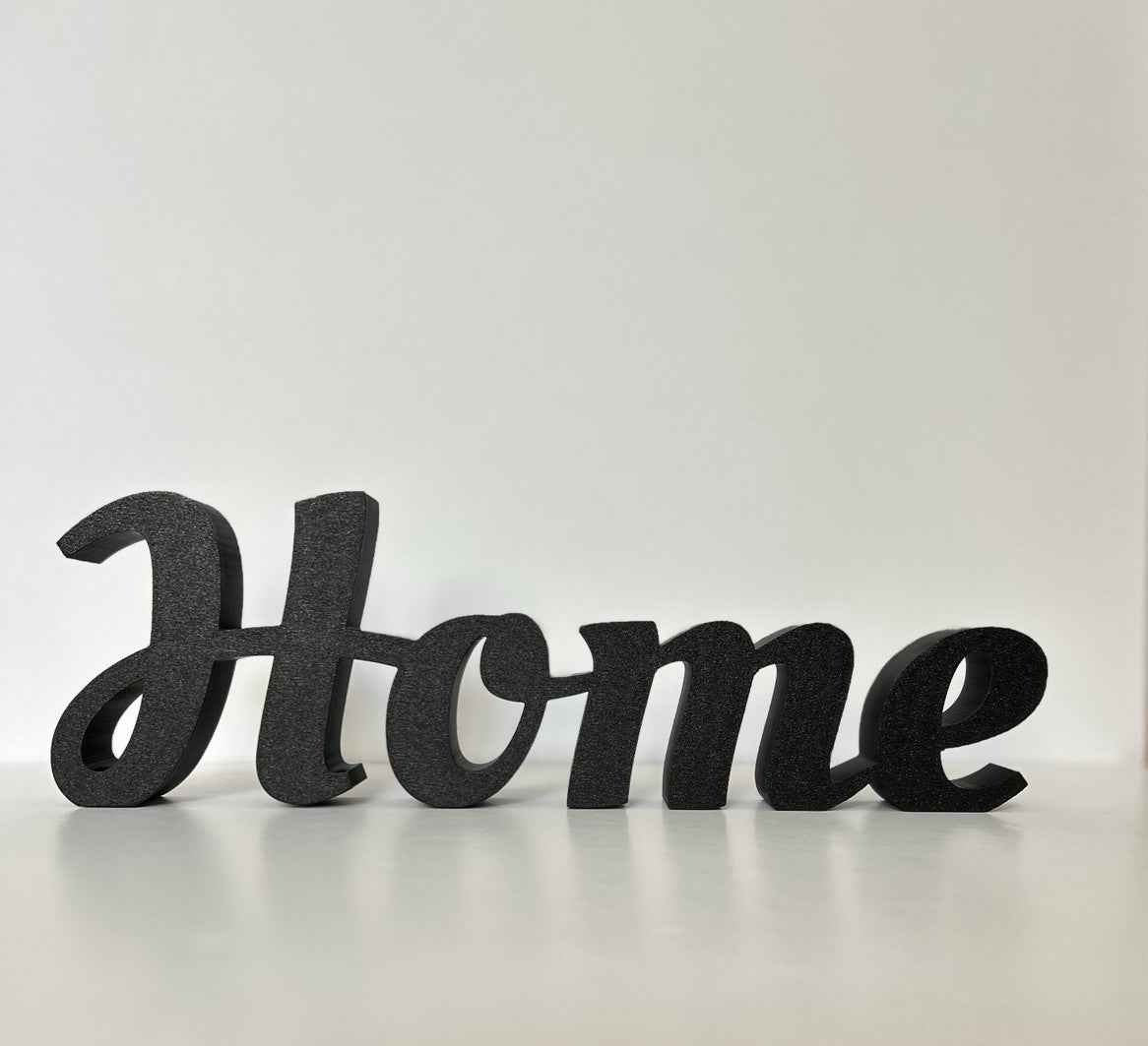 White Home Word Freestanding Sign Words Ornament New Home Gift Decoration