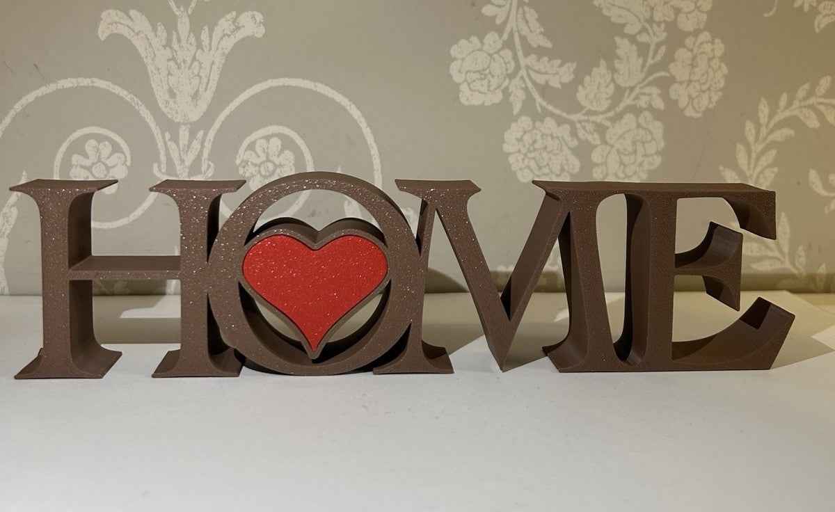 Home Word Sign New Home Gift Letters Home Freestanding Ornament Decoration