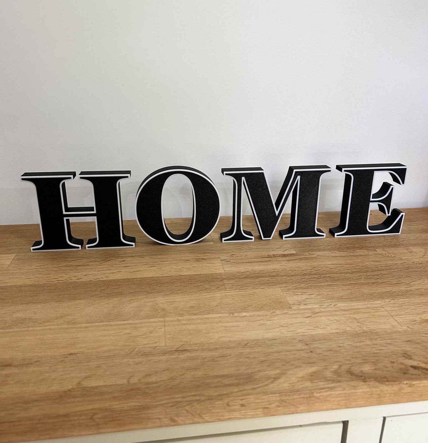 Home Word Freestanding Capital letters Ornament Sign Decoration Gift Large