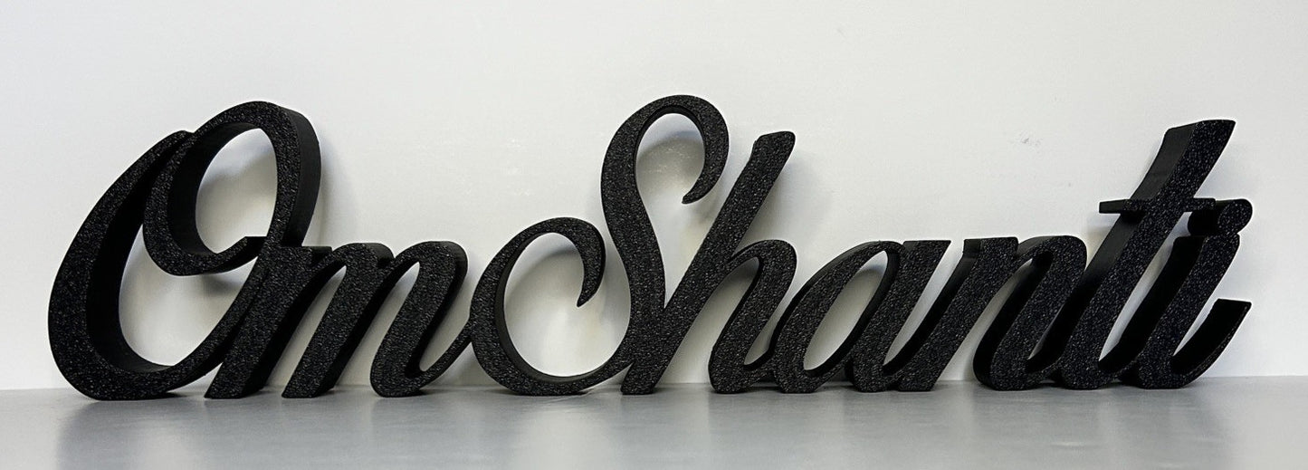 Custom Made Any Word Namaste Made to Order Dads Bar Freestanding and Wall Sign - Poppy Kate Designs