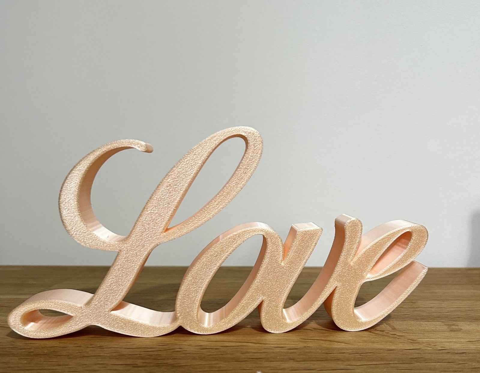 Love Word Freestanding Letters Sign Word Letters ornament or Wall Decoration
