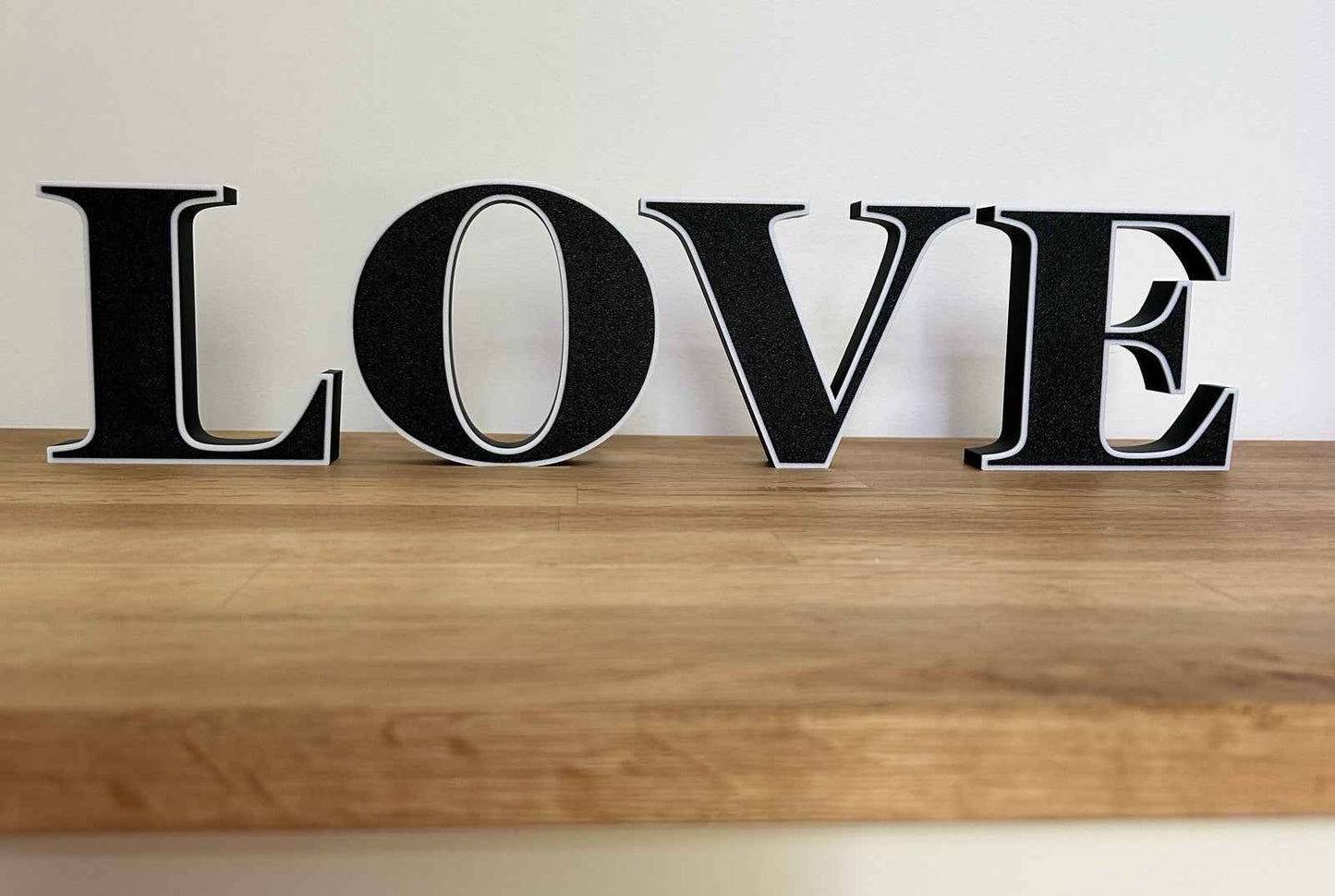 Large Love Capital Letters Word Display Ornament Home Shelf Decoration