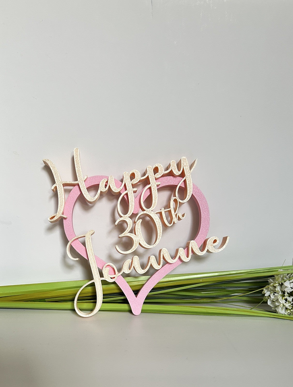 Personalised 30th Birthday Gift for Her Daughter Friend Partner Gift Keepsake - Poppy Kate Designs