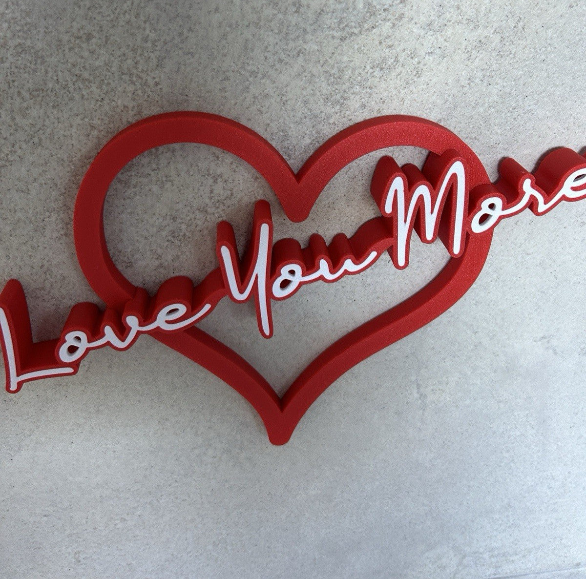 Love You More ornament birthday Girlfriend Boyfriend Wife Partner Husband - Poppy Kate Designs