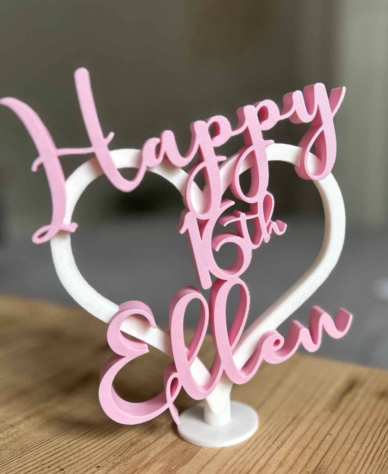 Personalised 13th 15th Age Birthday Gift Girls Her Present Daughter Decoration