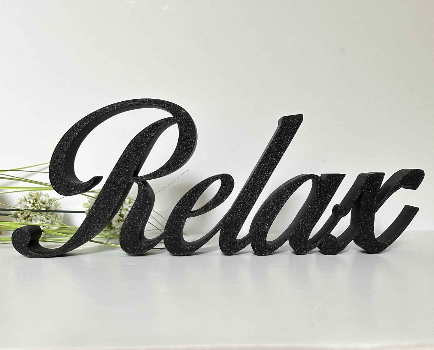 Relax Sign New Home Gift Ornament New Home Gift Decoration Freestanding
