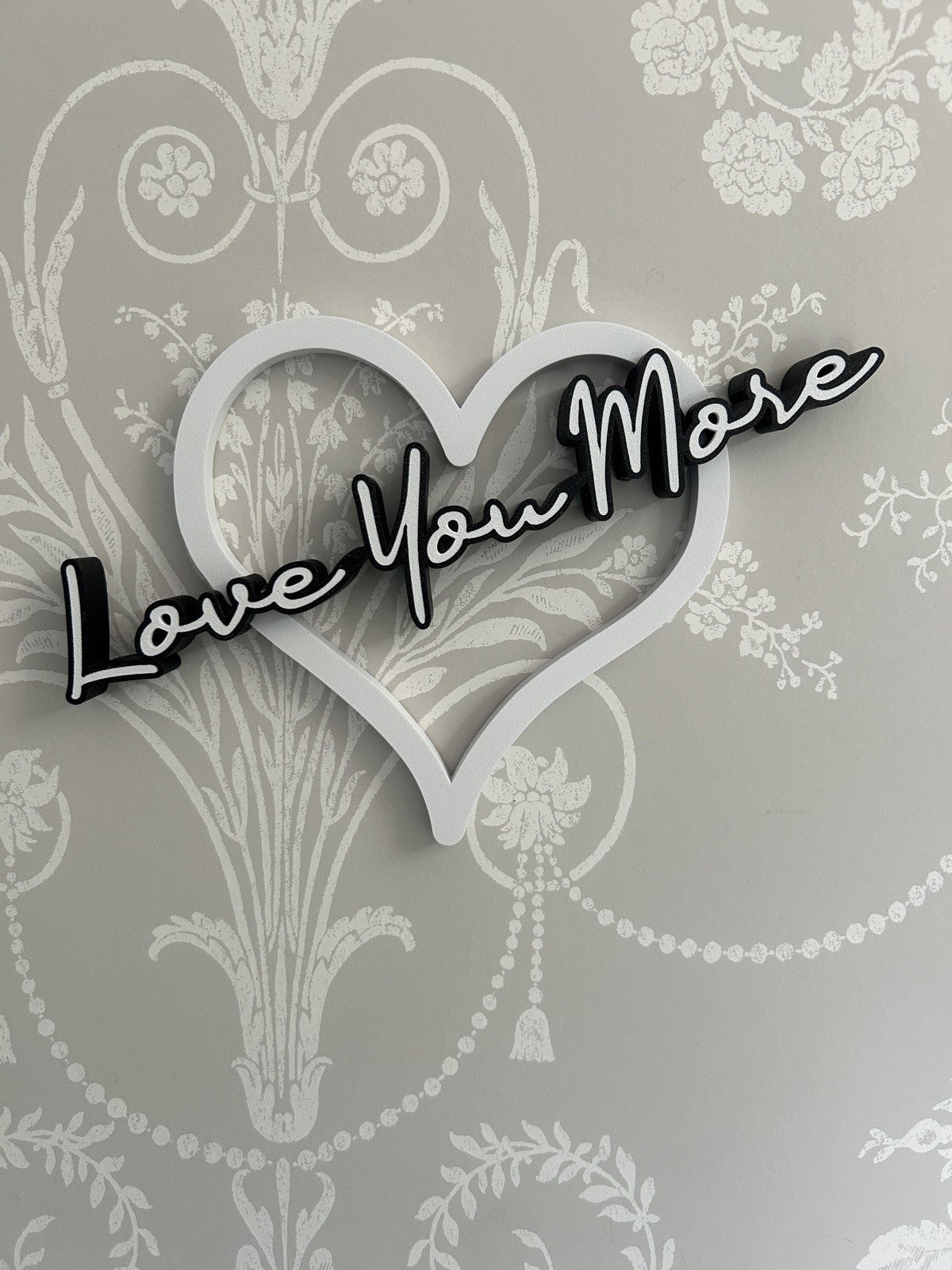 Love You More ornament birthday Girlfriend Boyfriend Wife Partner Husband - Poppy Kate Designs