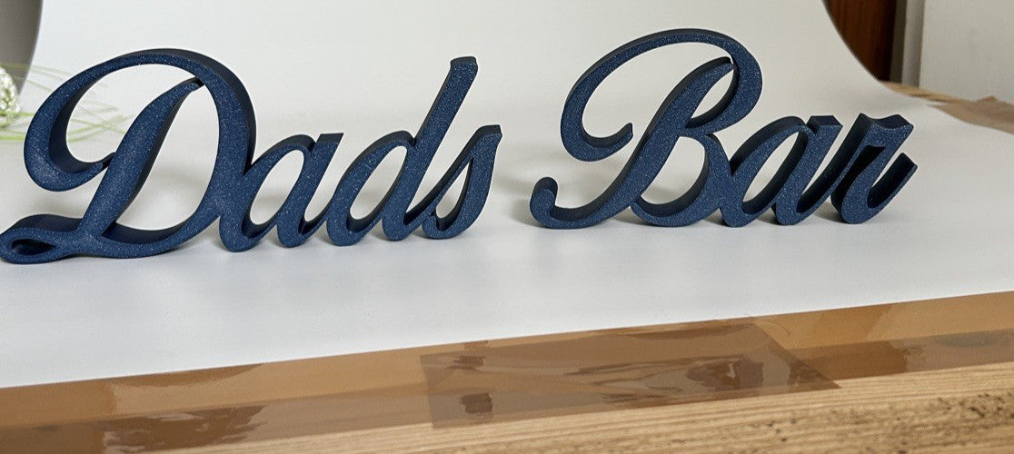 Custom made Any Word Name Freestanding/Wall Sign - Poppy Kate Designs