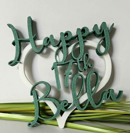 Personalised 17th Birthday Girls Daughter Sister  Niece Gift Keepsake