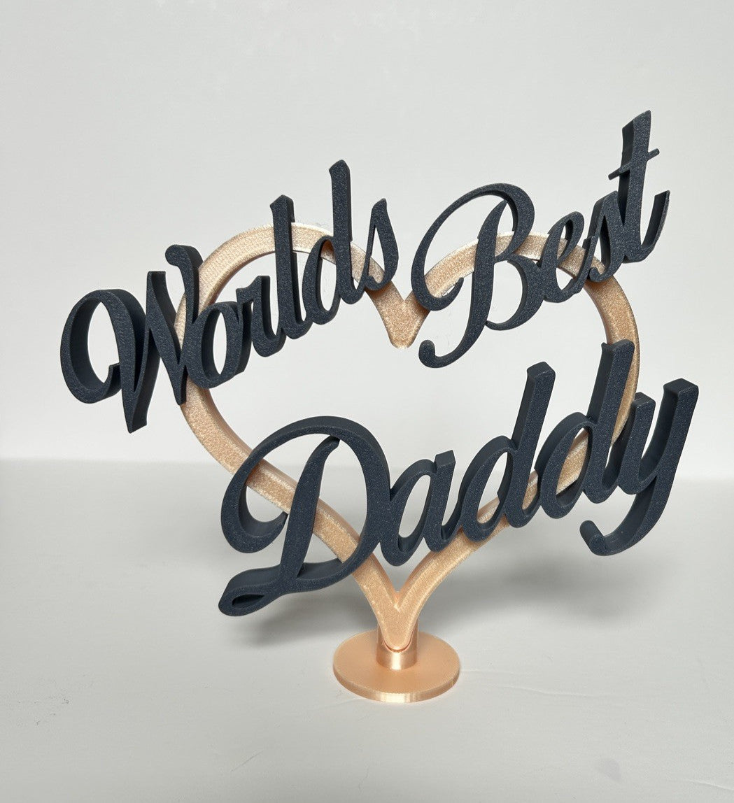 Personalised Christmas Gift for Dads Daddy Grandad Gift Present Worlds Best - Poppy Kate Designs