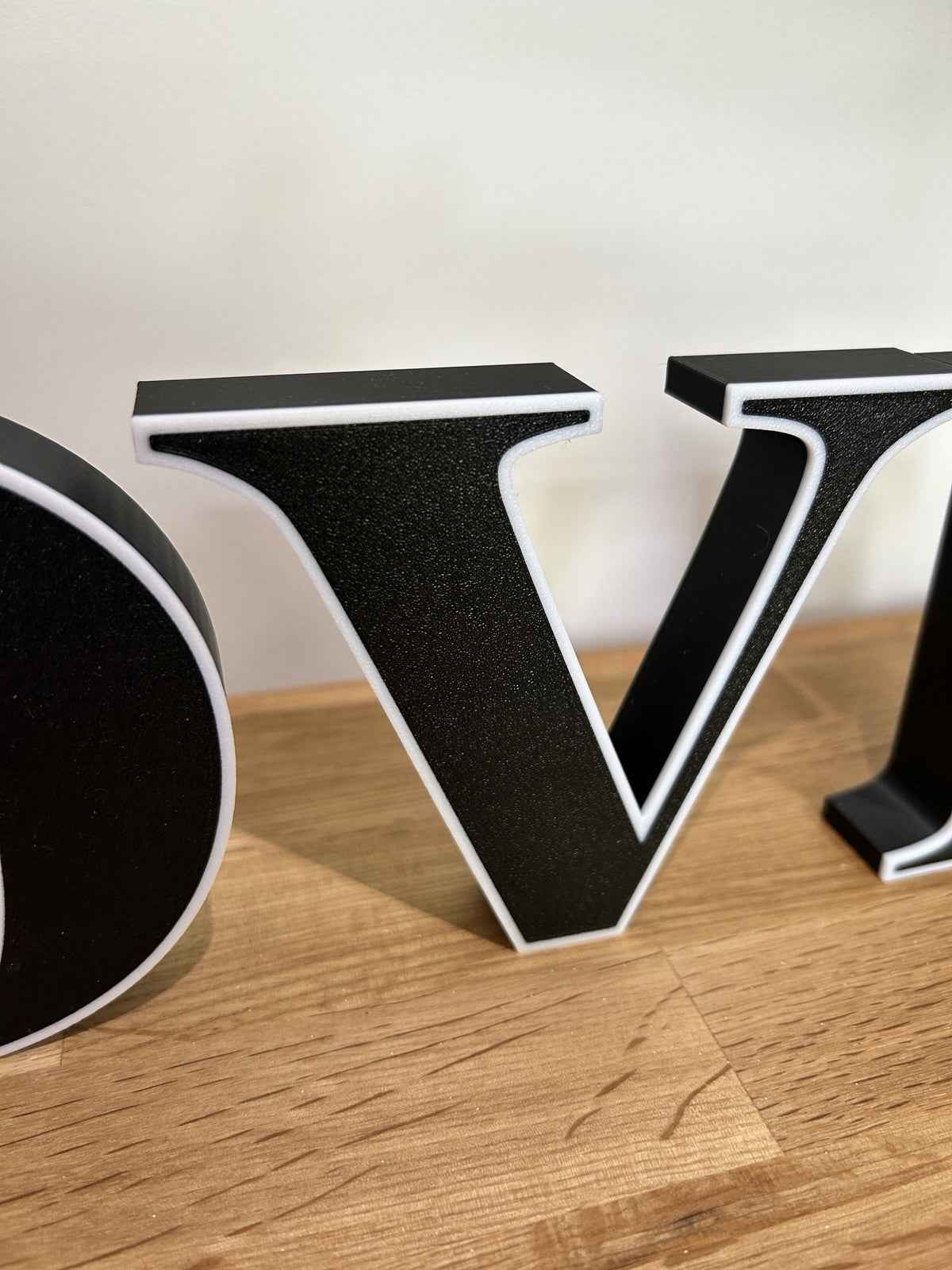 Large Love Capital Letters Word Display Ornament Home Shelf Decoration