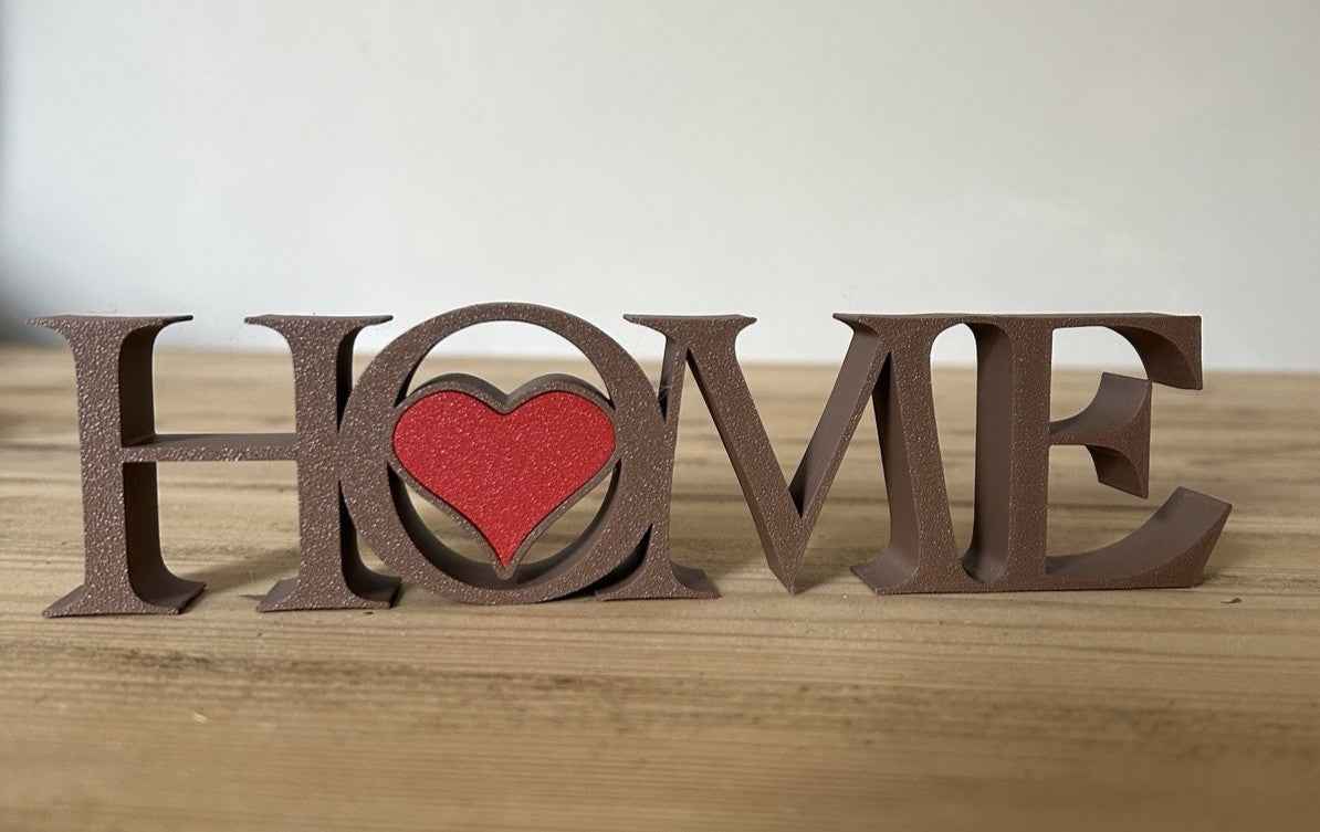 Home Word Sign New Home Gift Letters Home Freestanding Ornament Decoration