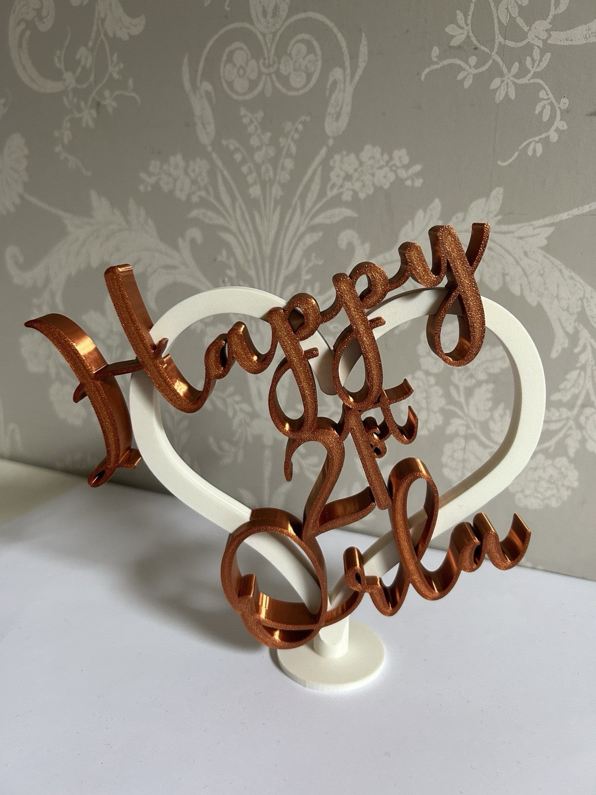Personalised 50th 40th Birthday Gift Decoration for her him wife husband - Poppy Kate Designs