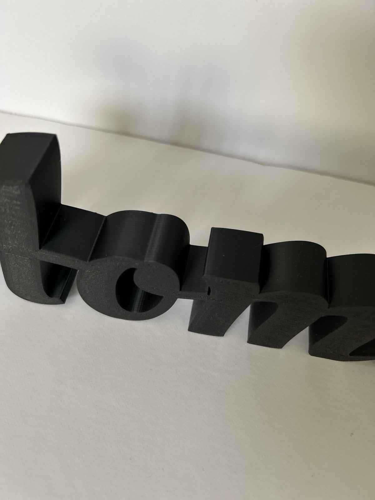 Home Word Freestanding Sign Ornament Black White Letters Home Decoration