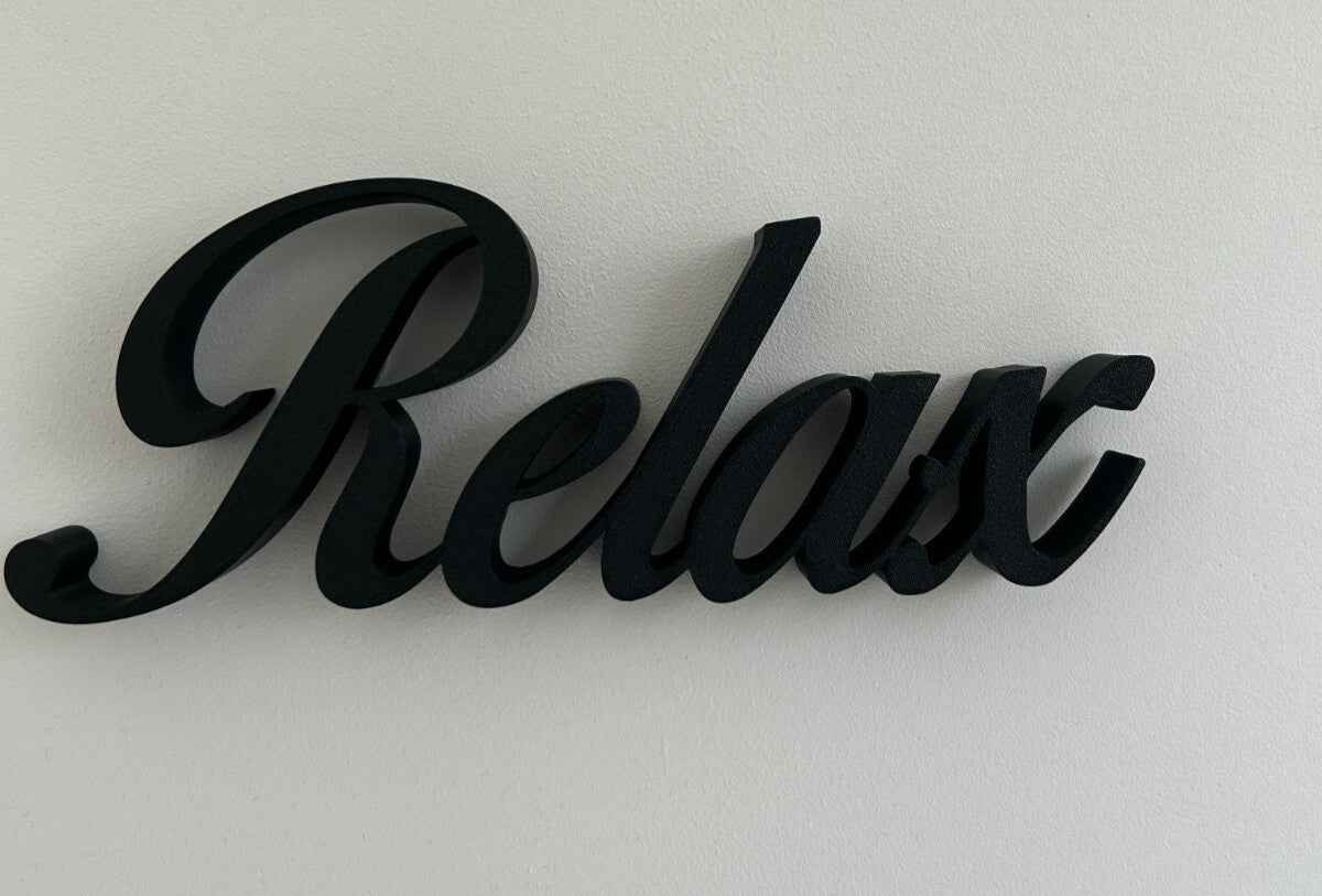 Relax Sign New Home Gift Ornament New Home Gift Decoration Freestanding