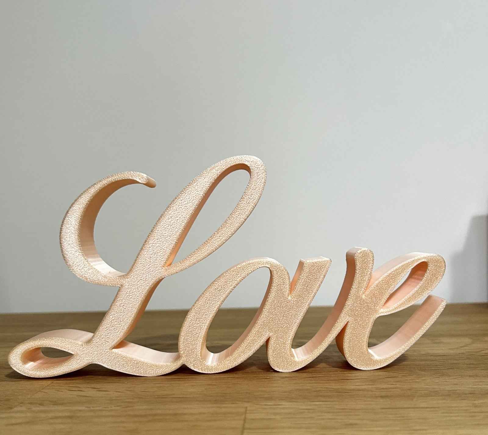 Love Word Freestanding Letters Sign Word Letters ornament or Wall Decoration