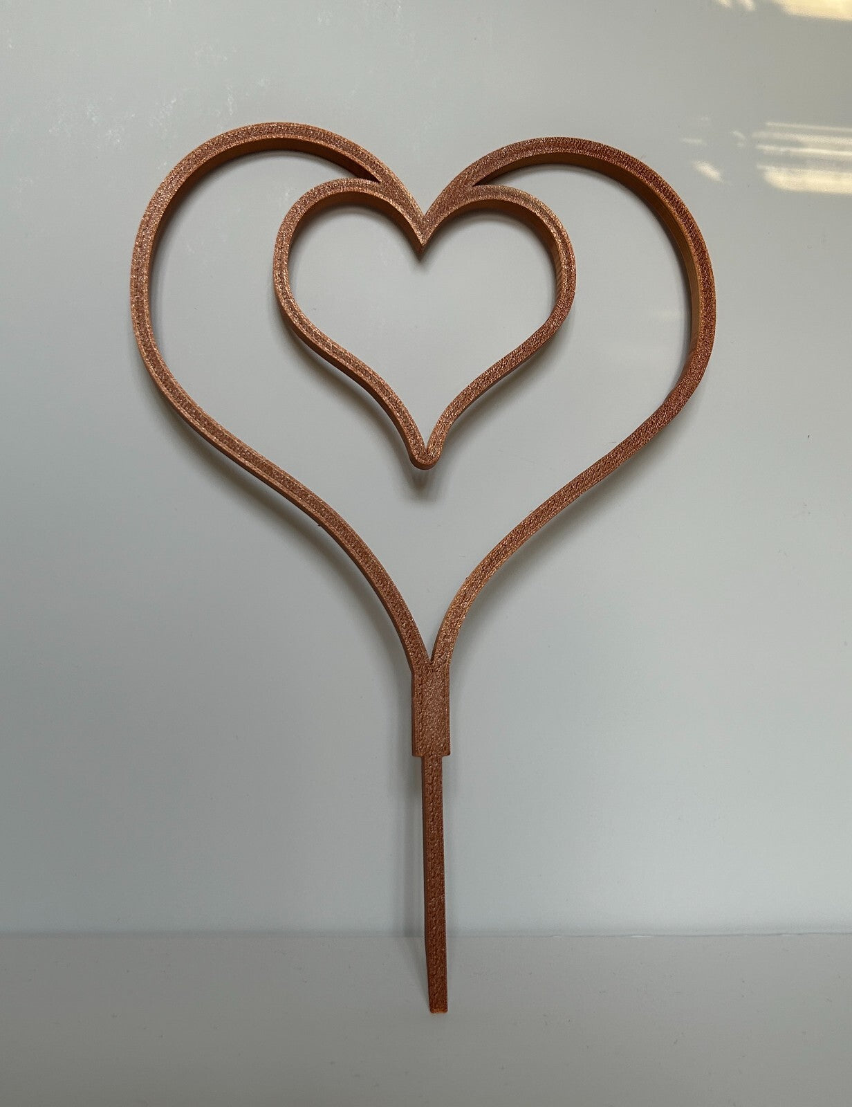 Small House Plant Support Frame climbing trailing Indoor Plants Heart Decoration - Poppy Kate Designs