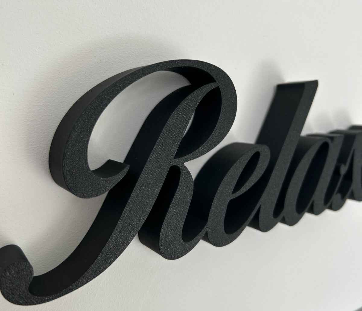 Relax Sign New Home Gift Ornament New Home Gift Decoration Freestanding