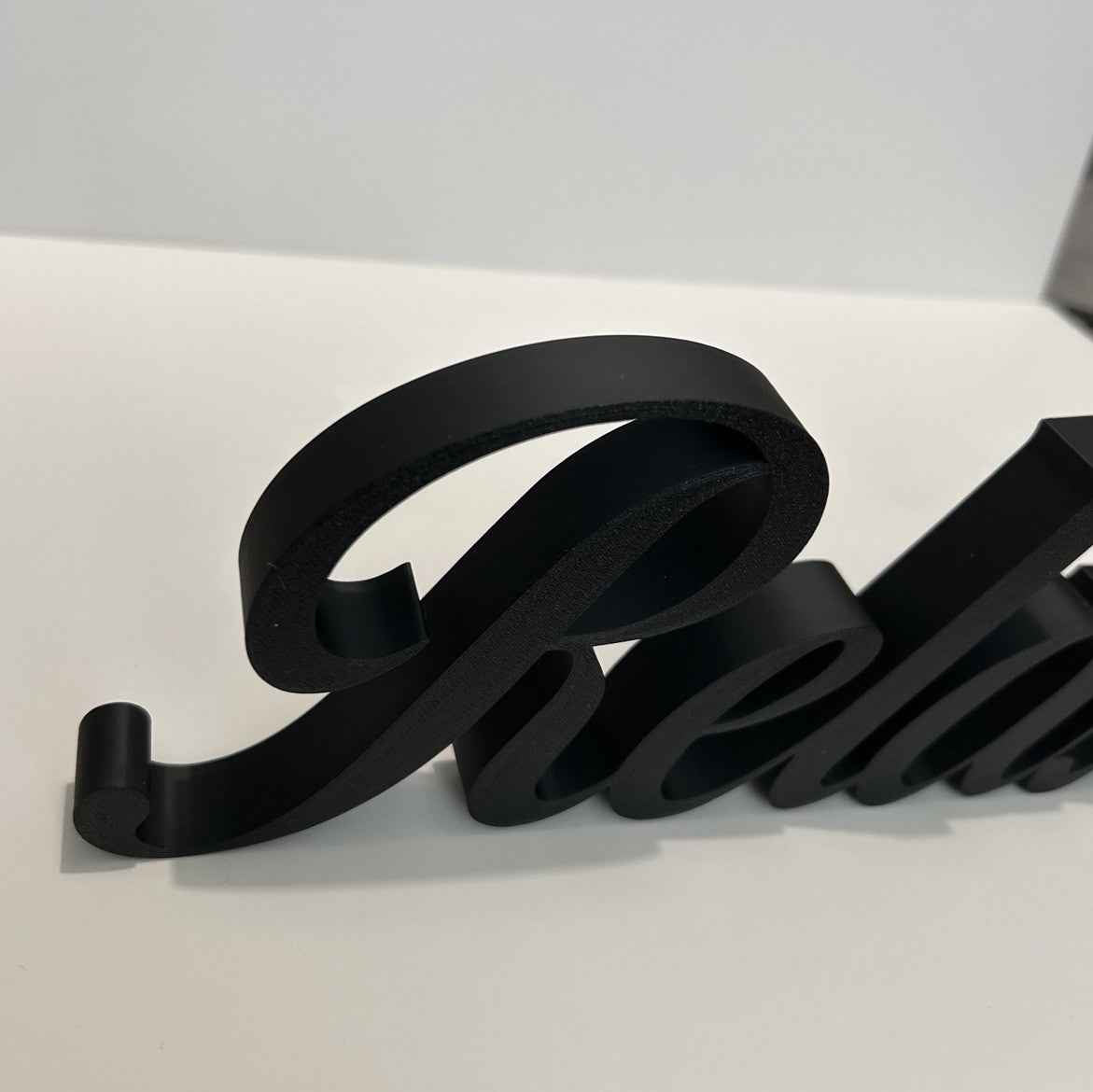 Relax Sign Beige Stone Taupe Word Letters Gift New Room Decoration Freestanding