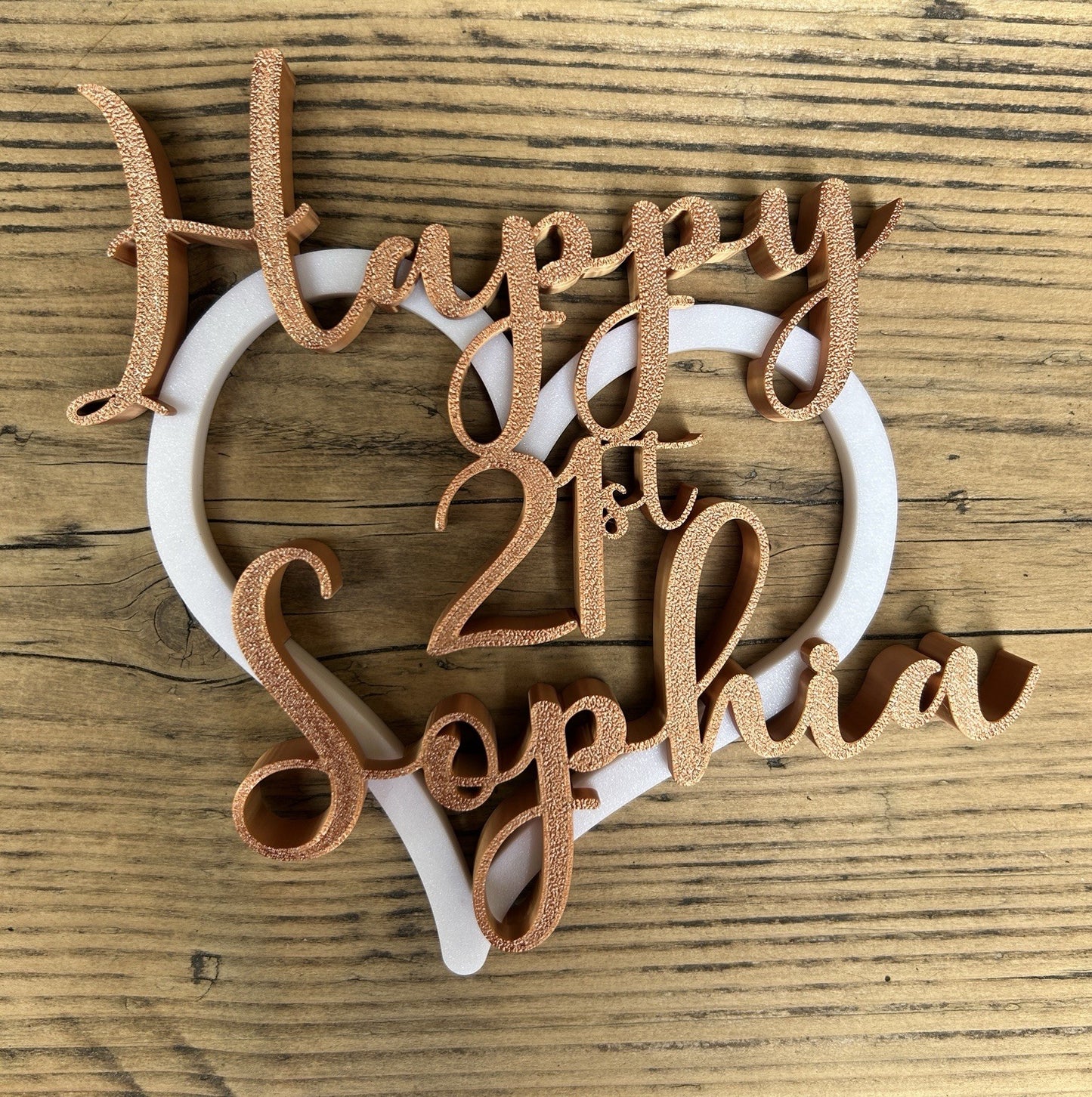 Made to Order Personalised Girls 18th 21st Age Birthday Gift Keepsake Daughter - Poppy Kate Designs