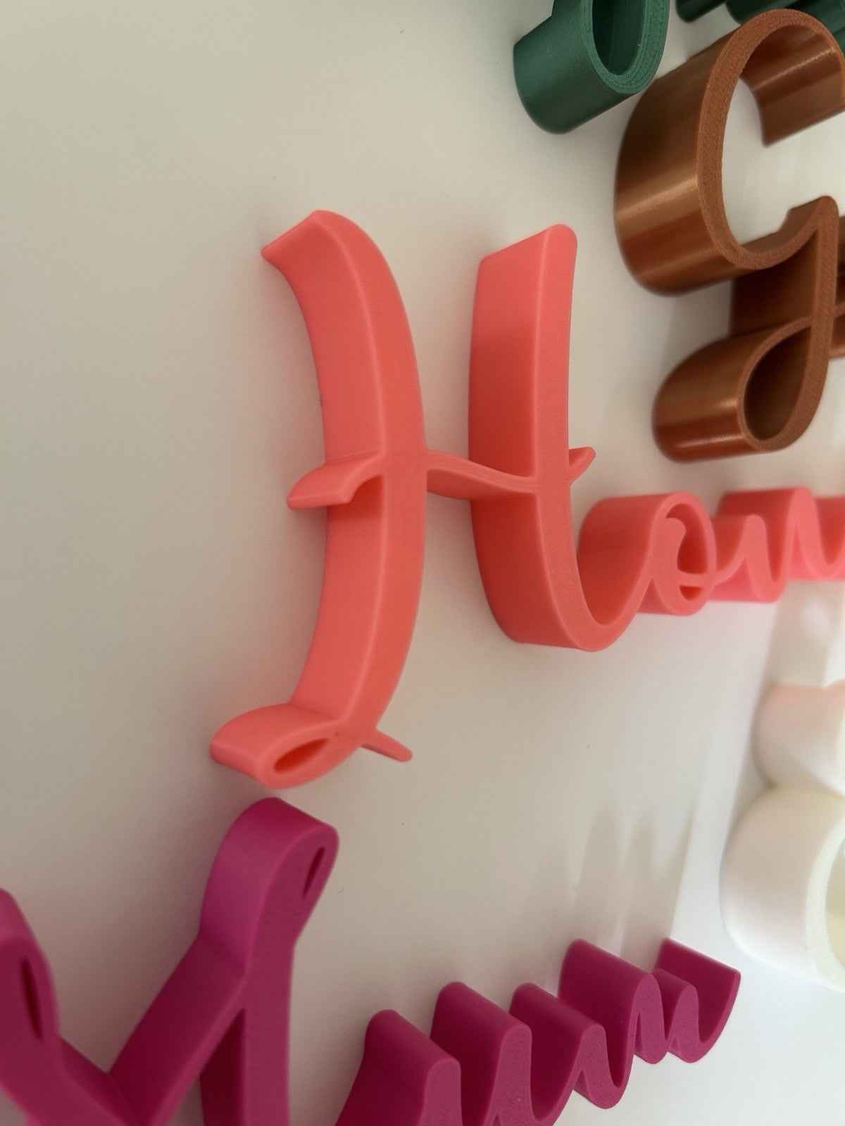 Personalised Names Any Words Letters Small Custom Made Names Place Name Words