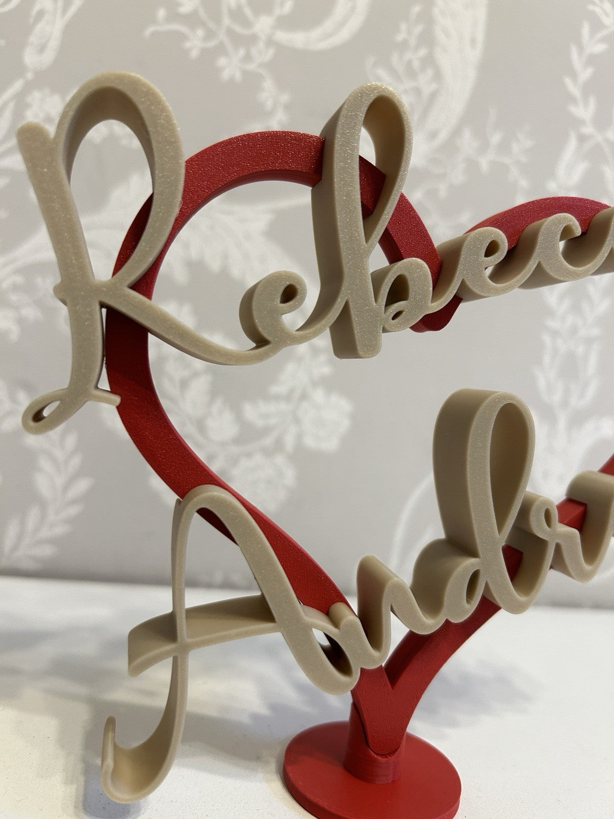 Personalised Gift for Boyfriend Him Girlfriend Partner Heart Husband Her Fiance - Poppy Kate Designs