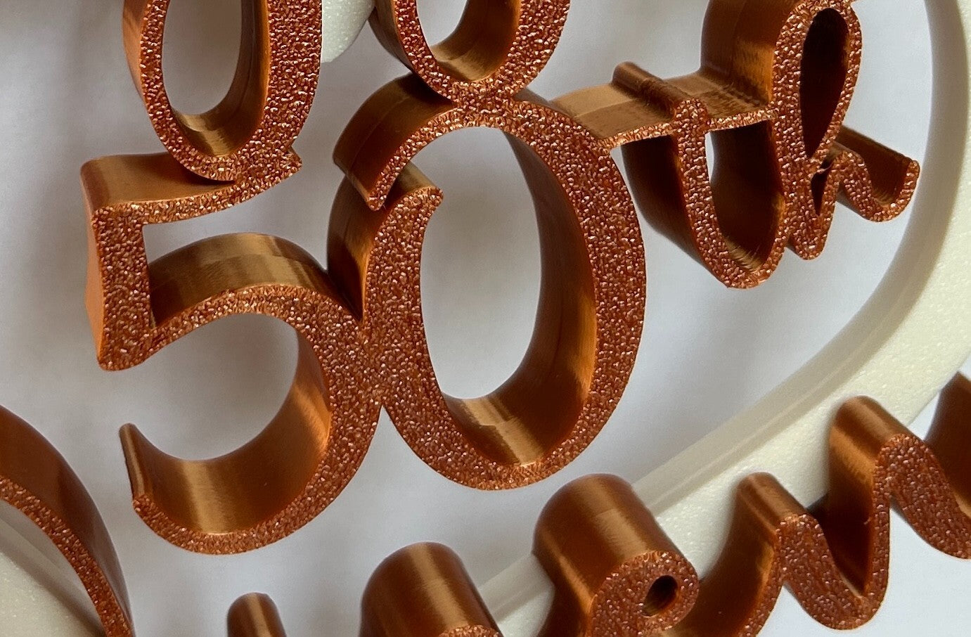 Personalised 50th 40th Birthday Gift Decoration for her him wife husband - Poppy Kate Designs