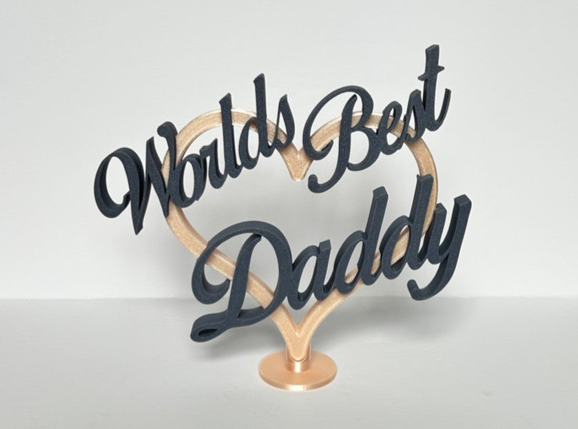 Personalised Christmas Gift for Dads Daddy Grandad Gift Present Worlds Best - Poppy Kate Designs