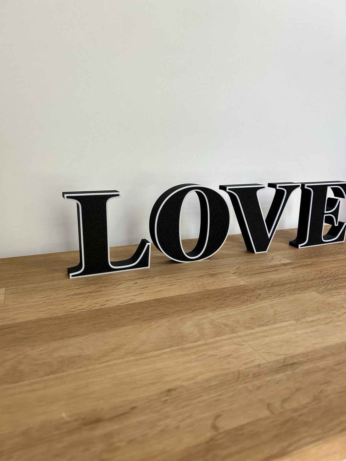Large Love Capital Letters Word Display Ornament Home Shelf Decoration