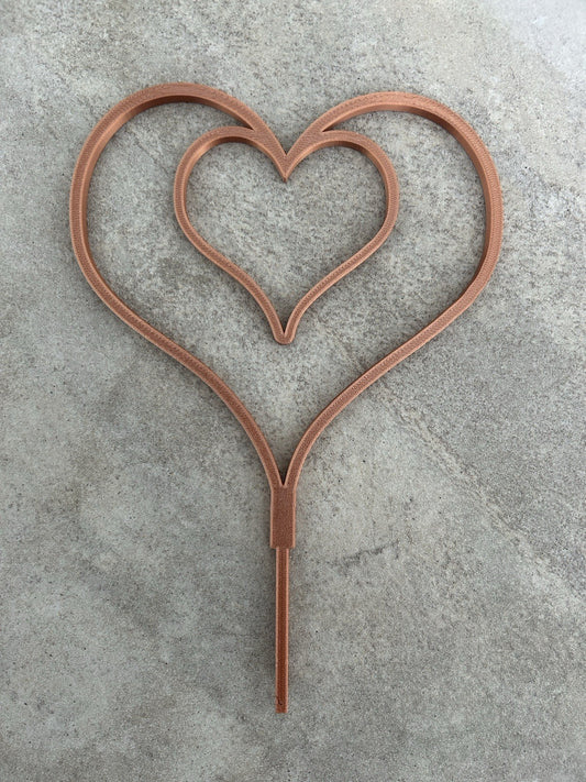 Small House Plant Support Frame climbing trailing Indoor Plants Heart Decoration - Poppy Kate Designs