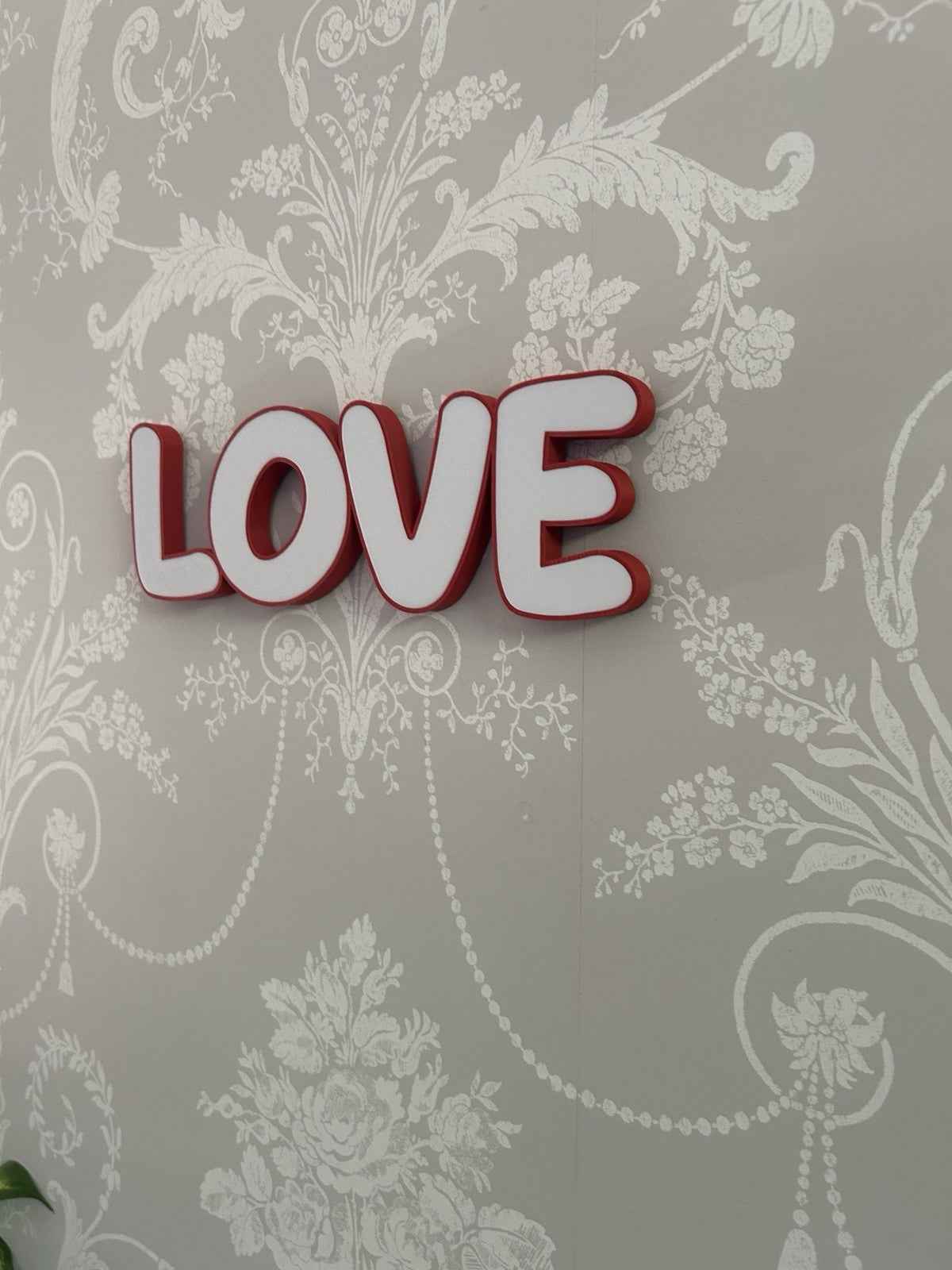 Love You Words Sign Gift Any Letters personalised Decoration Wall or Standing