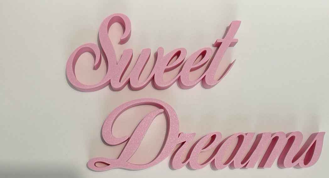 Sweet Dreams Sign Freestanding Gift for Home Decor Bedroom Ornament Decoration