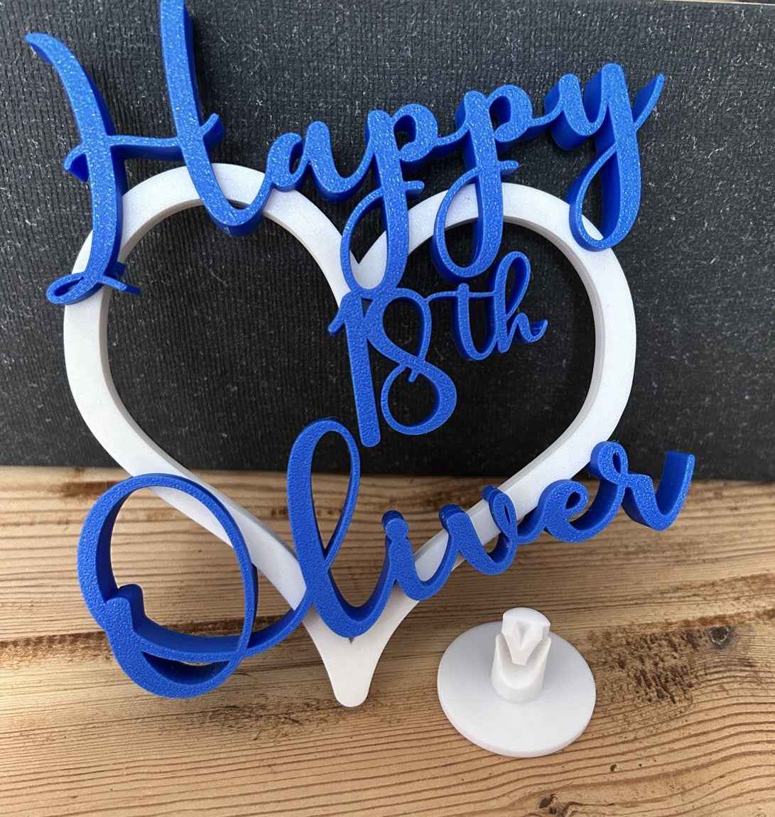 Personalised 18th 21st Birthday Boys Son Grandson Nephew Gift Decoration