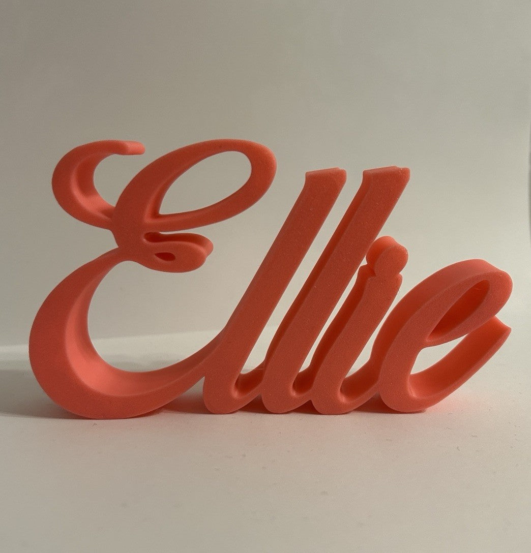 Personalised Name Plaque Any Word Gift Display Made To Order Girls Boys Custom - Poppy Kate Designs