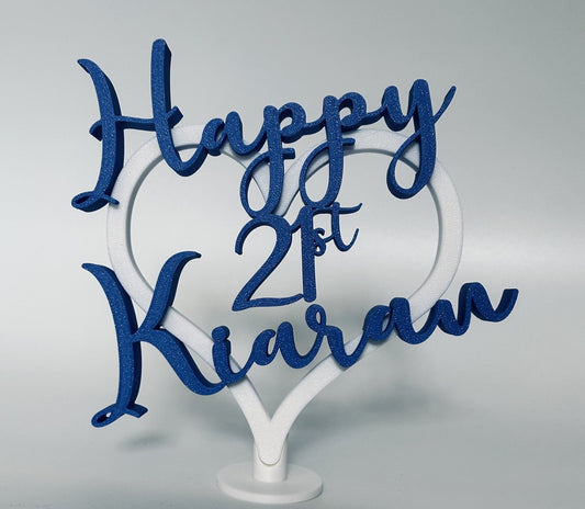 Personalised 21st Birthday Gift Keepsake Boy Son Grandson Nephew Gift Decoration - Poppy Kate Designs