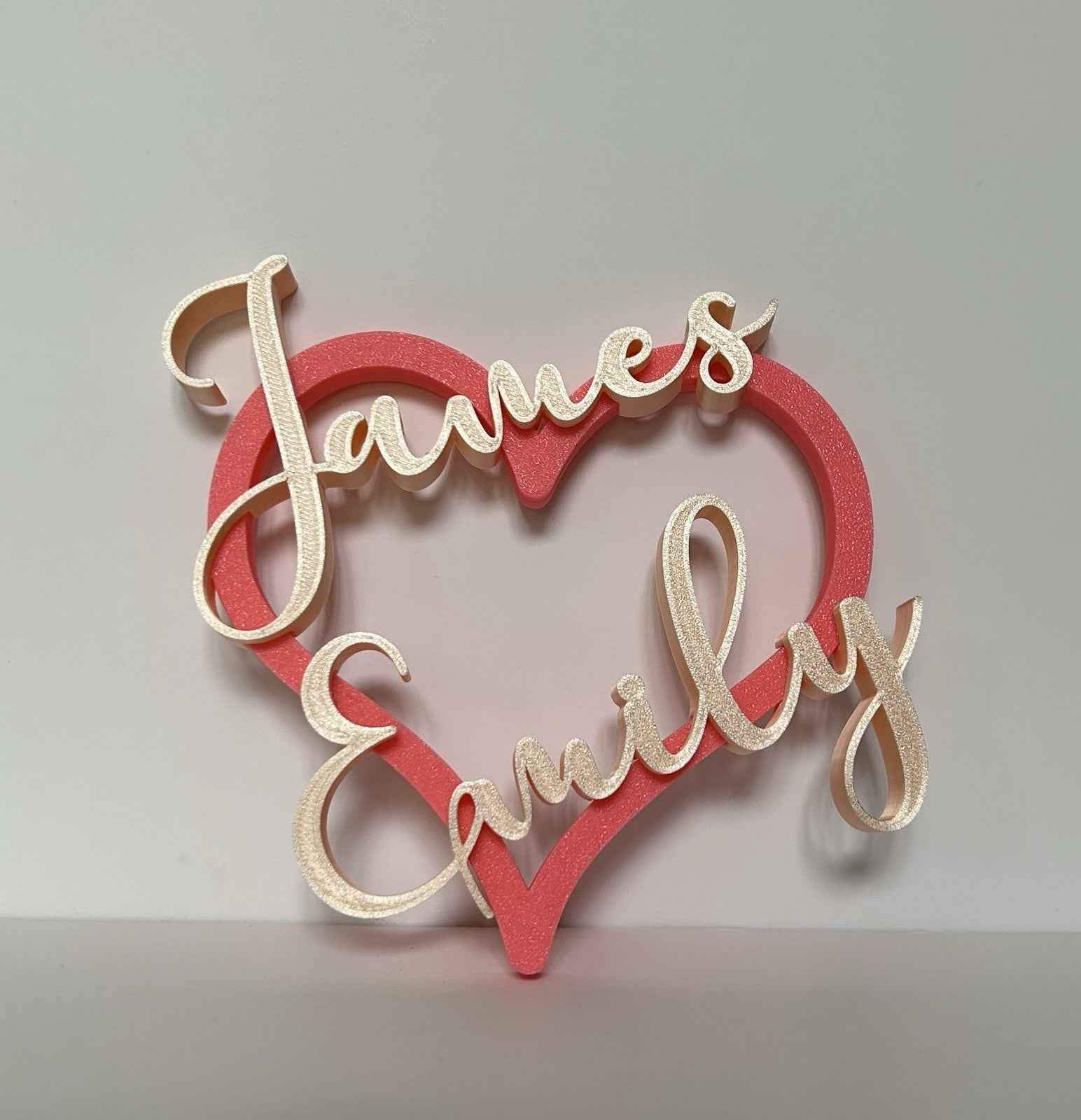 Personalised Gift Heart Partner Girlfriend wife Husband Boyfriend Anniversary