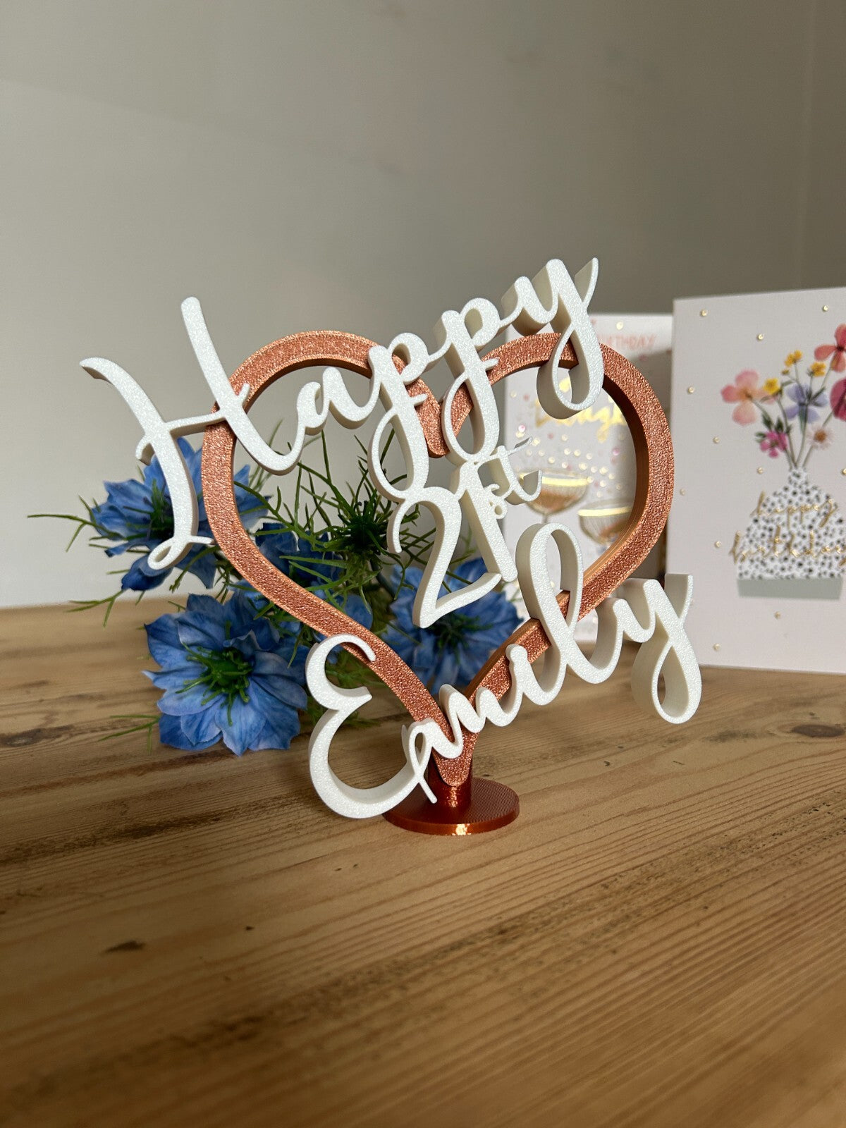 Personalised 18th 21st Birthday Gift  Daughter Sister Friend Niece Gift Keepsake - Poppy Kate Designs